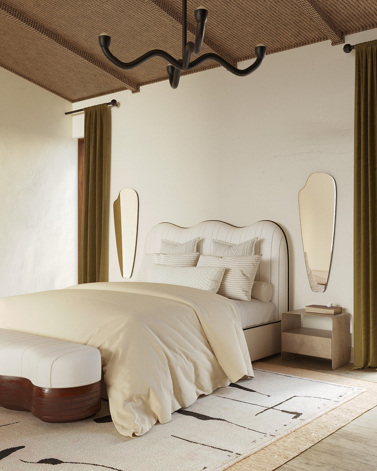 Double the Light, Double the Serenity: The Art of Decorating Your Bedroom with Mirrors on Both Sides