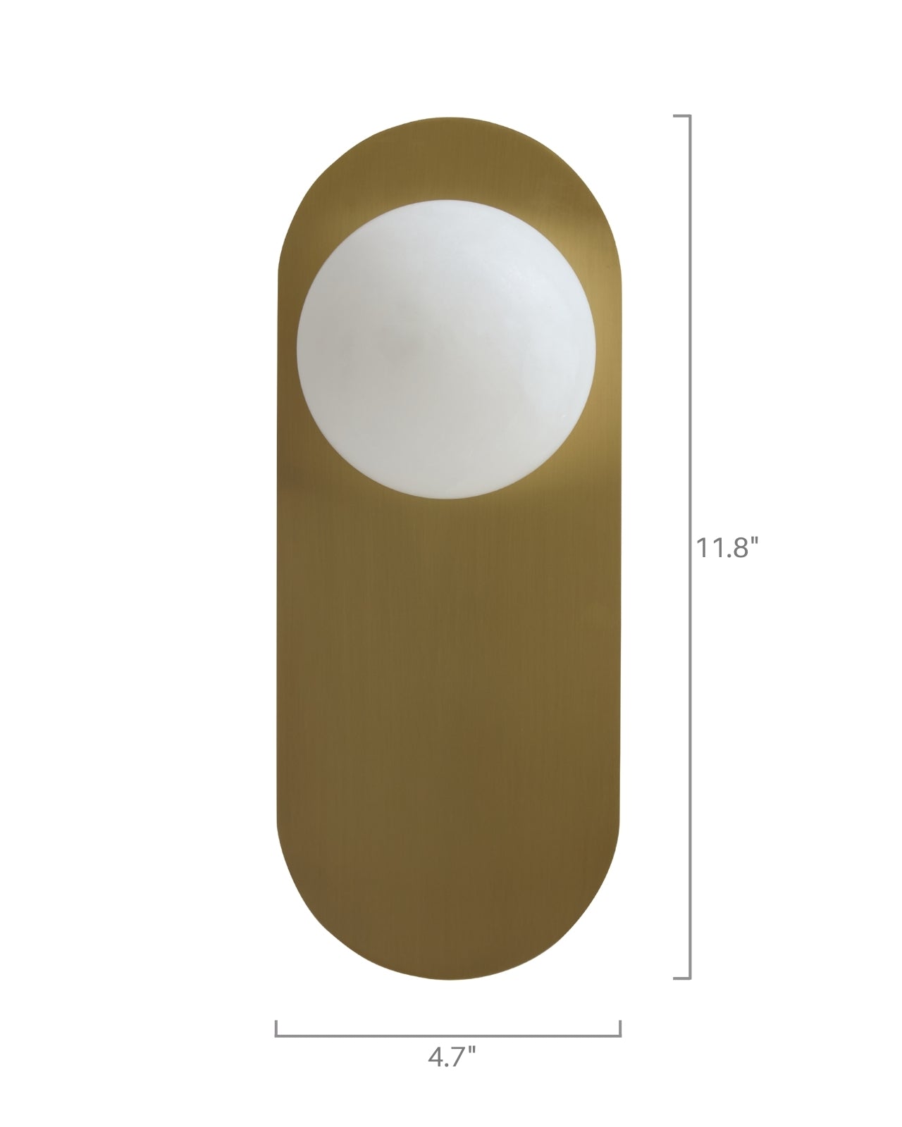 Milan Brass Wall Sconce