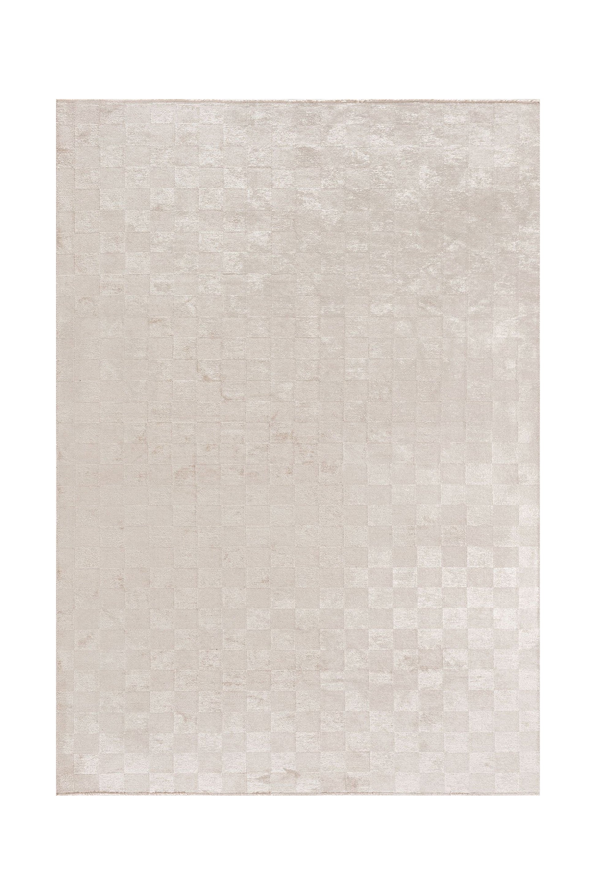 Checkered Cream Rug