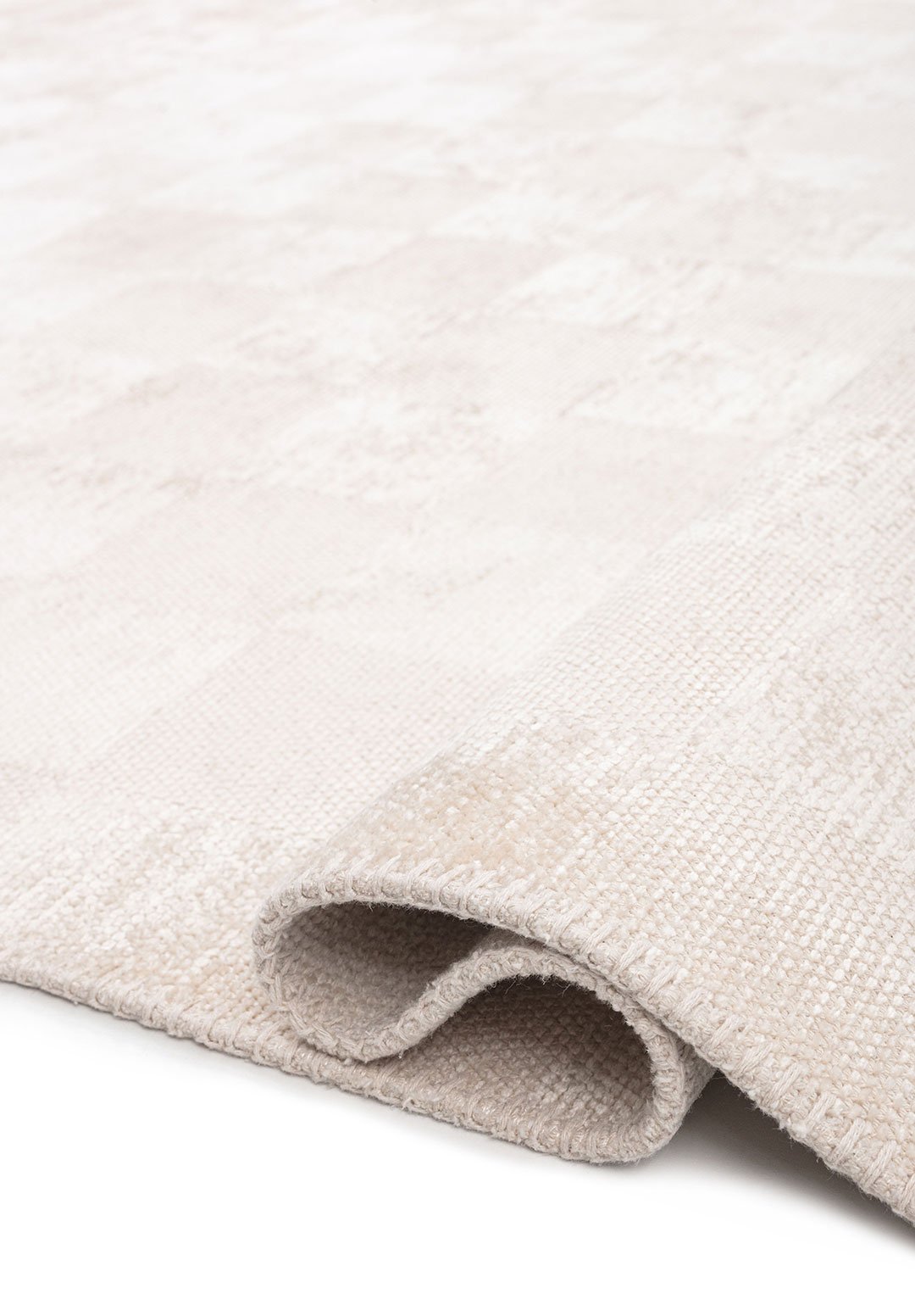 Checkered Cream Rug