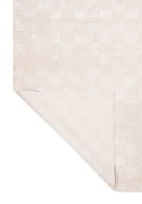 Checkered Cream Rug