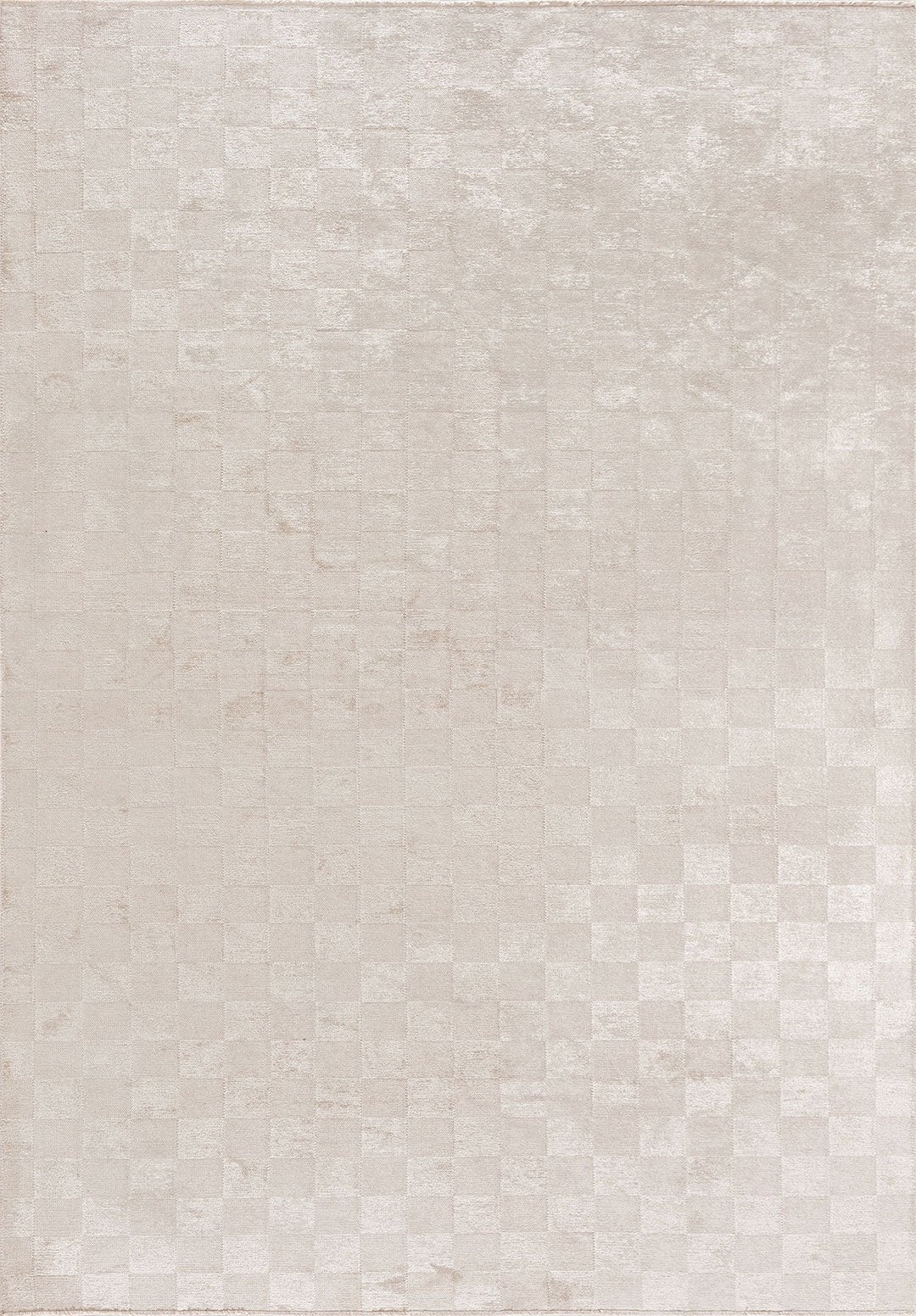 Checkered Cream Rug