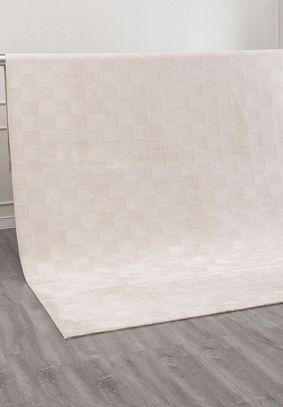 Checkered Cream Rug