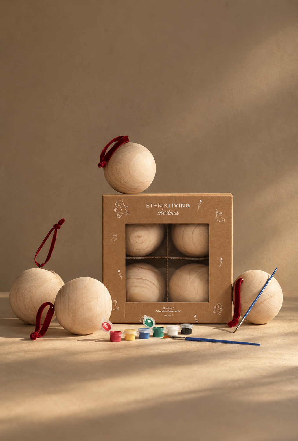 Bambino D.I.Y Heirloom Wooden Ornament Kit