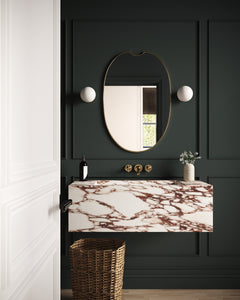 Bitten Gold Design Mirror