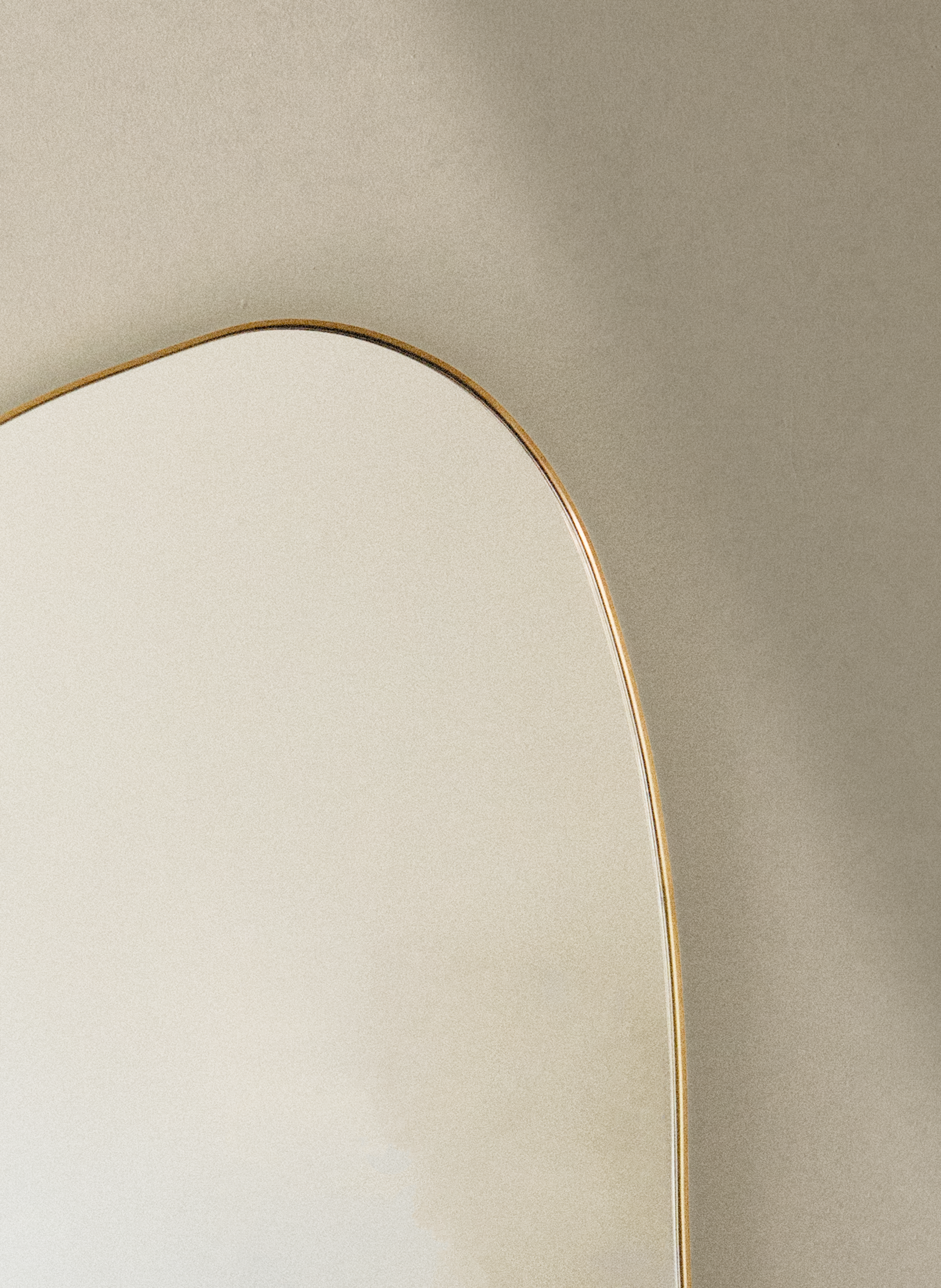 Brassy Gold Organik Mirror