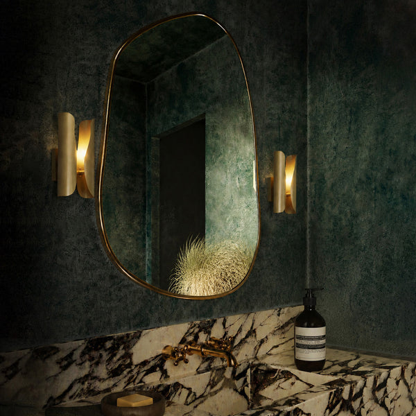 Brassy Gold Organik Mirror
