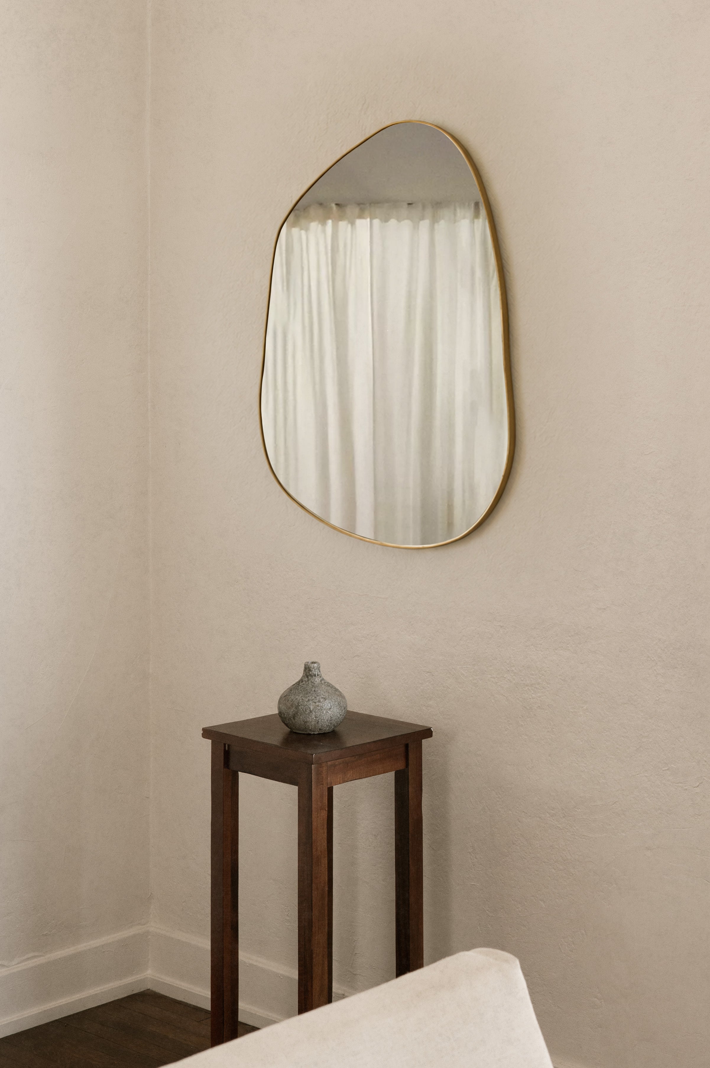 Brassy Gold Organik Mirror