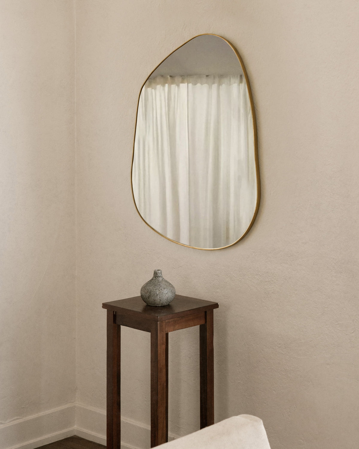 Brassy Gold Organik Mirror