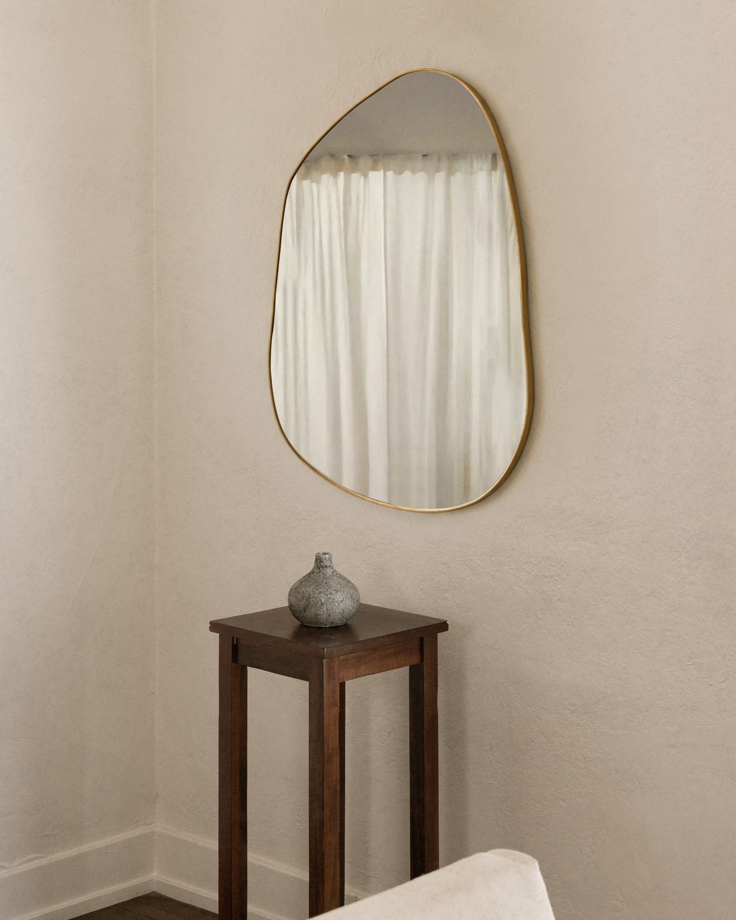 Brassy Gold Organik Mirror
