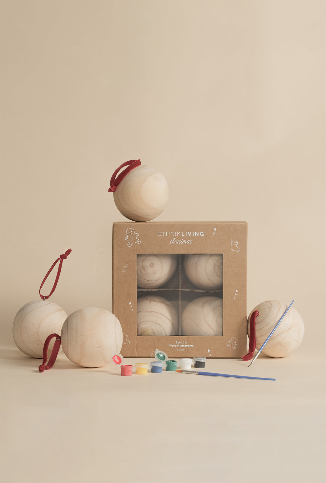 Bambino Wooden Ornaments