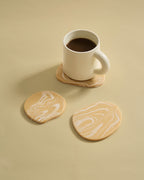 Puddle Coasters - Set of 3 - Salted Caramel