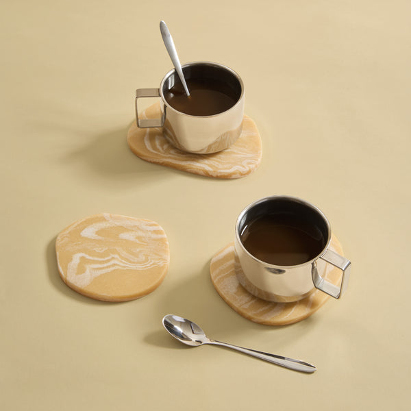 Puddle Coasters - Set of 3 - Salted Caramel
