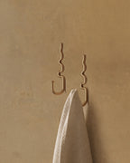 Glenn Brass Hook - set of 2