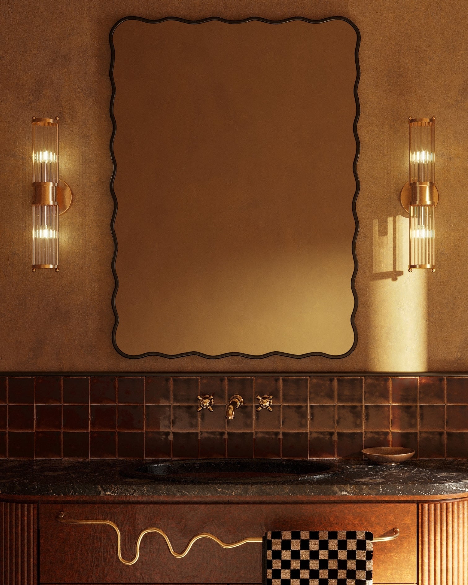 Hermosa Wall Mirror | Scalloped Mirrors | Ethnik Living – ETHNIK