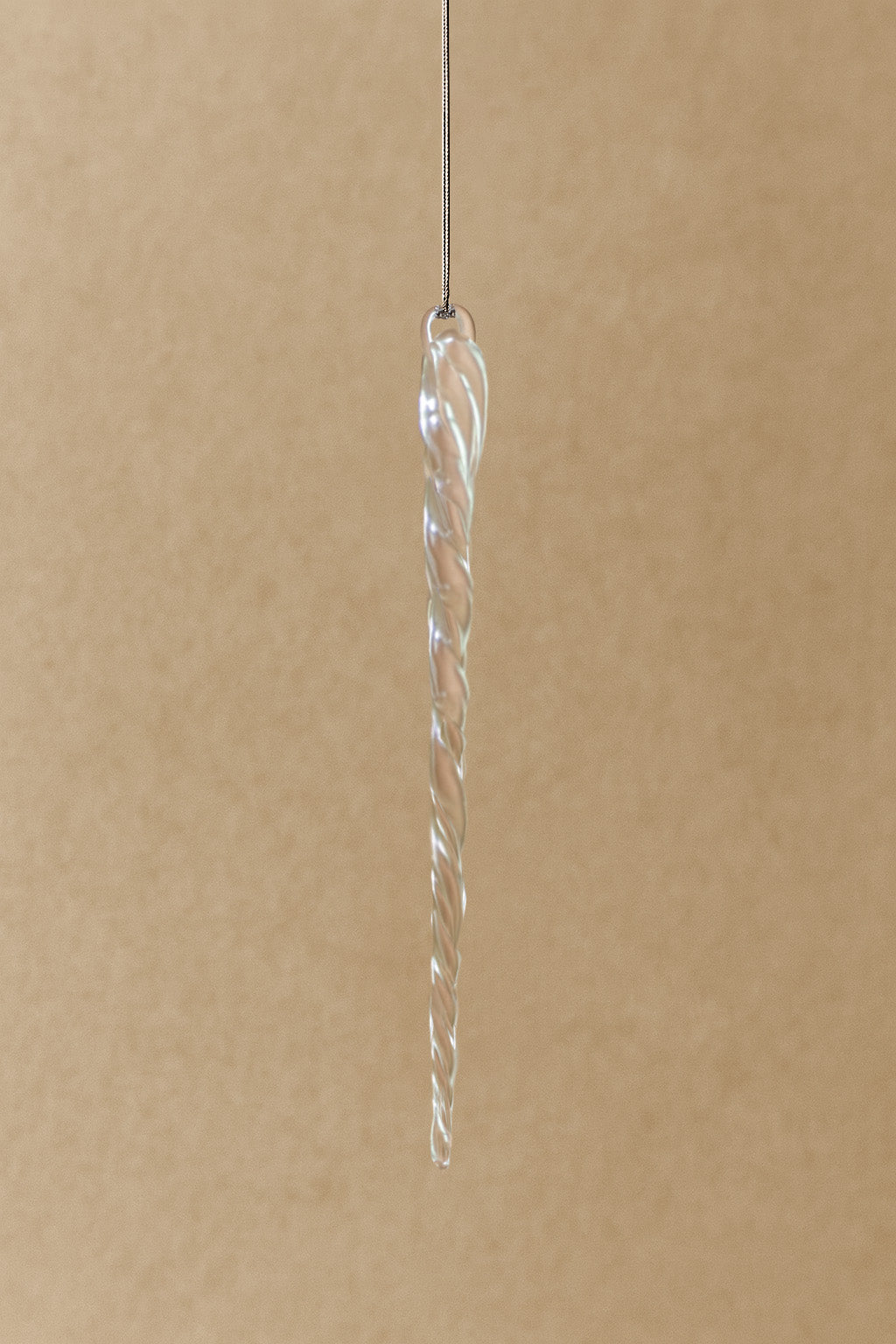 Icy Icicle Glass Ornaments