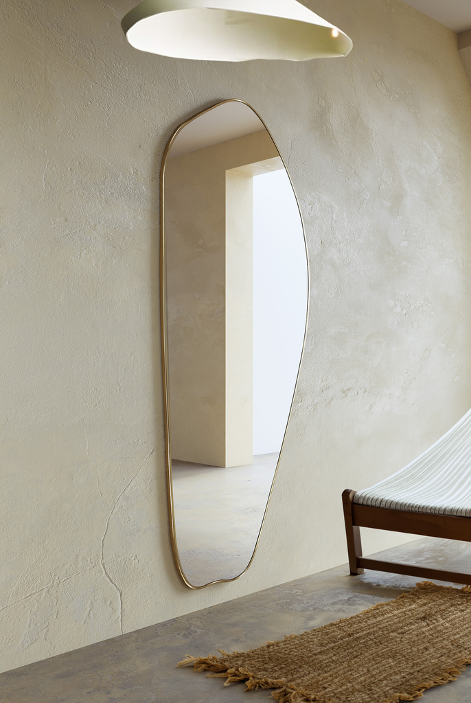 Wide Irregular Mirror, Asymmetric Interior Design , Luxury Mirror Home  Decor, Mirror Wall Decor 