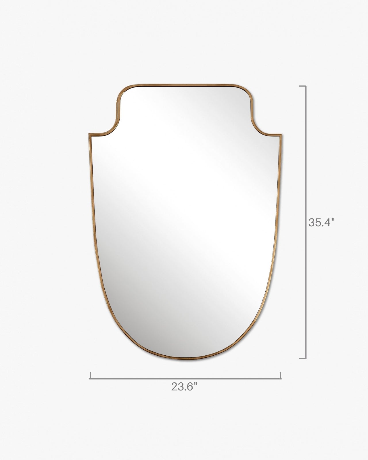 Shelda Gold Wall Mirror
