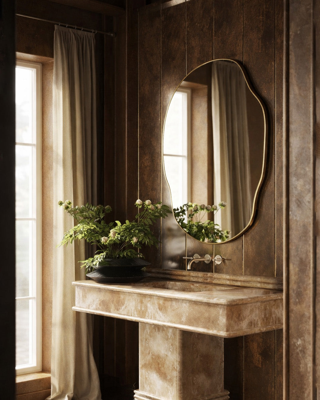 IDEE JATI TUA MIRROR M　美品 JATI TUA MIRROR M｜スタンドミラー｜IDEE SHOP Online