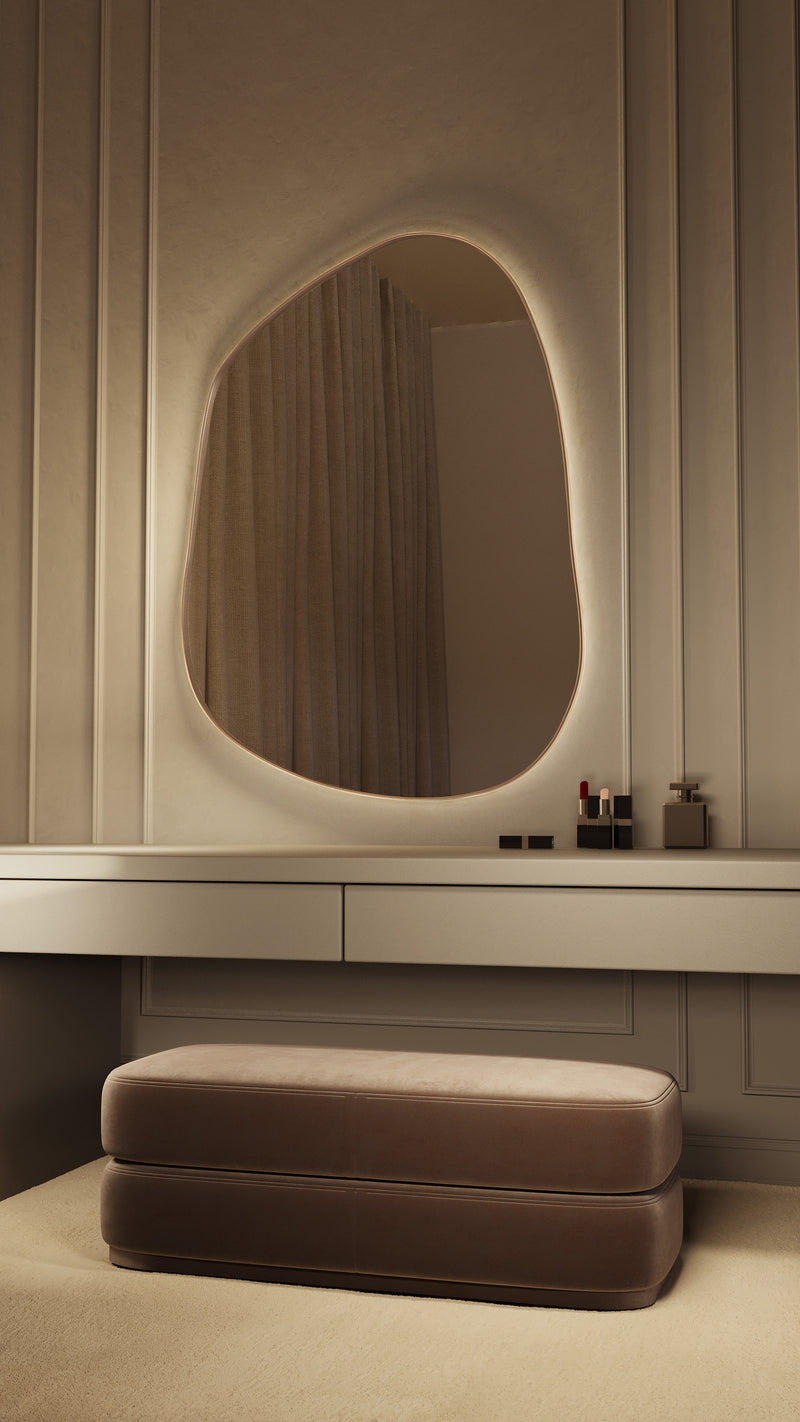 Brassy Gold Organik Mirror