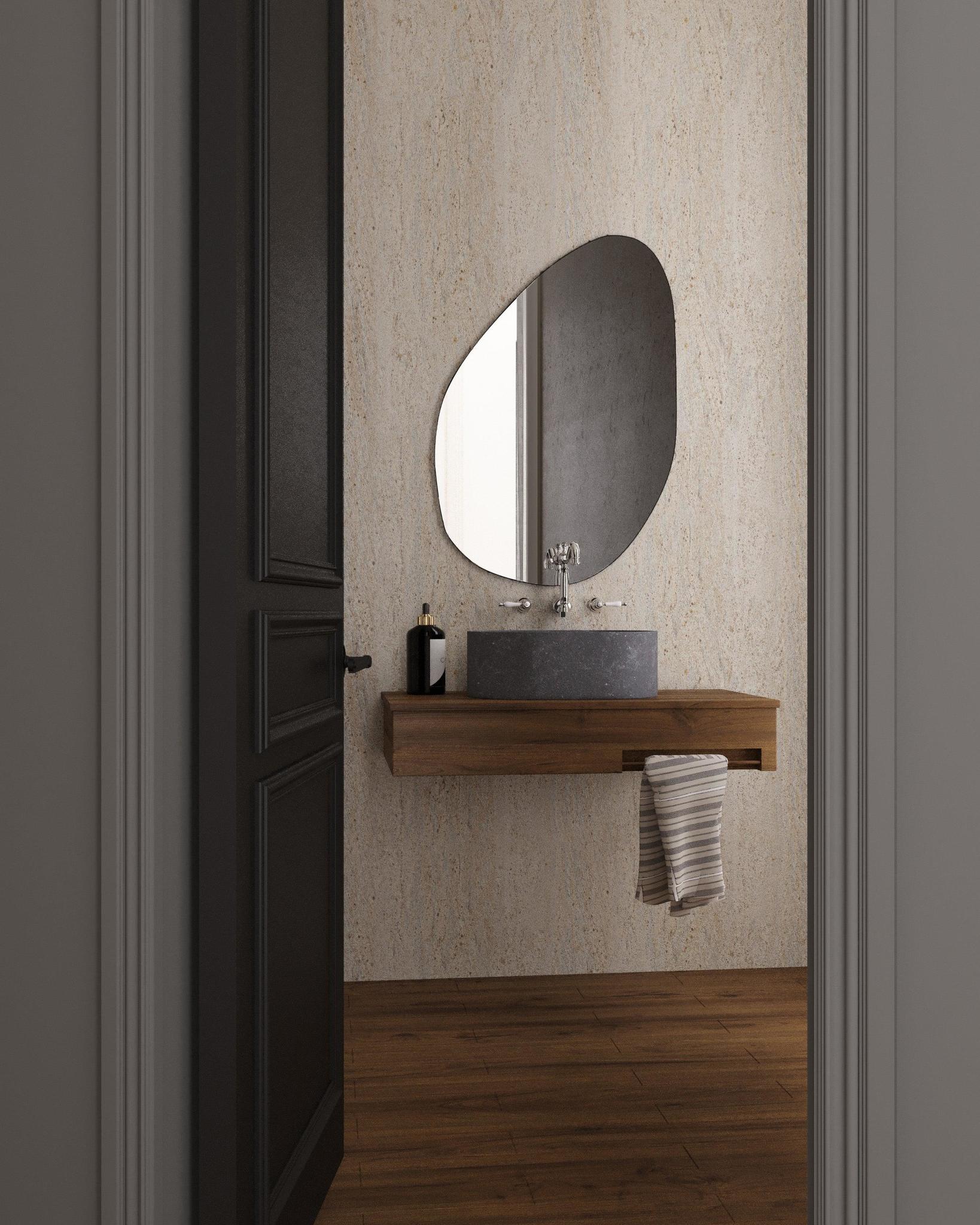 Pebble Mirror by Irregular Mirrors Collection